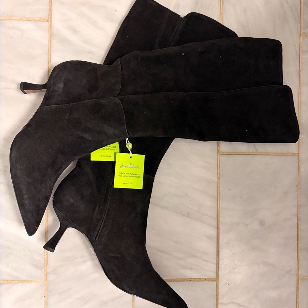 NWT Sam Edelman Velour Boots sz 10